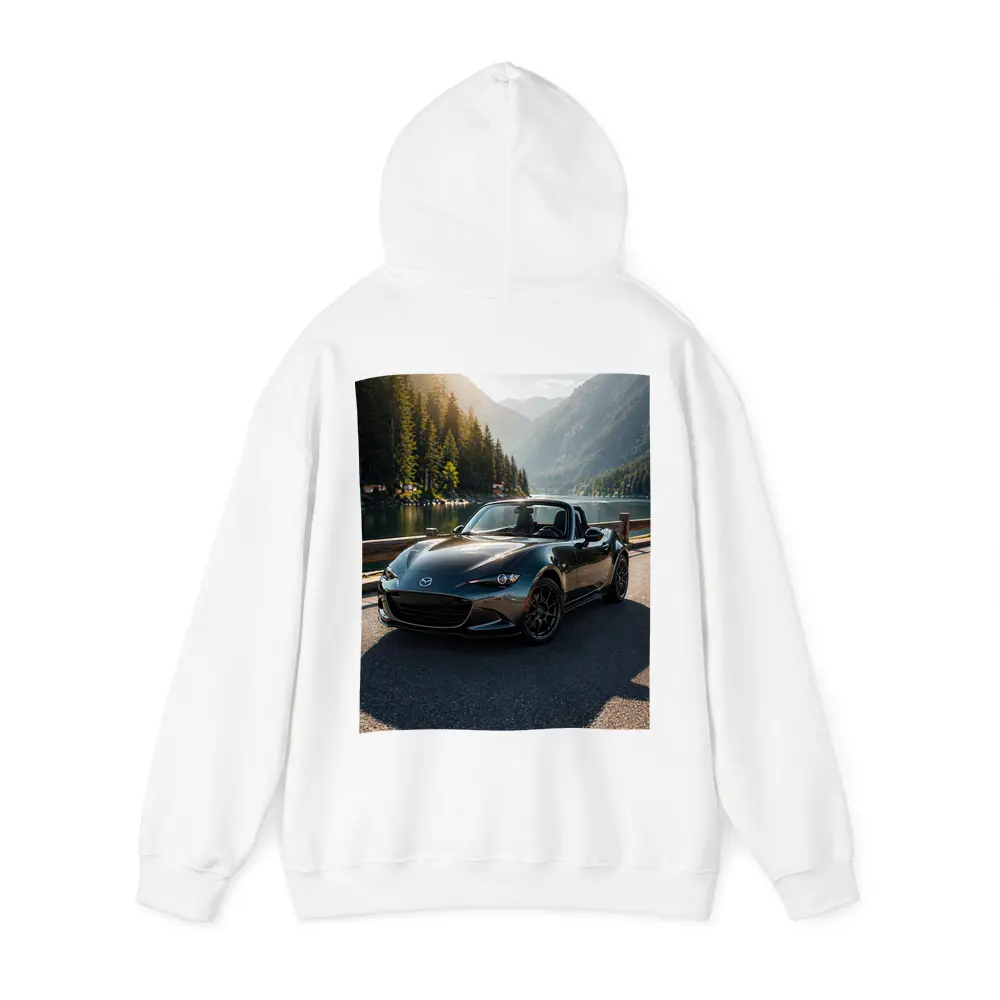 Mazda MX5 Miata Mountain Lake Scenic Drive – Hoodies