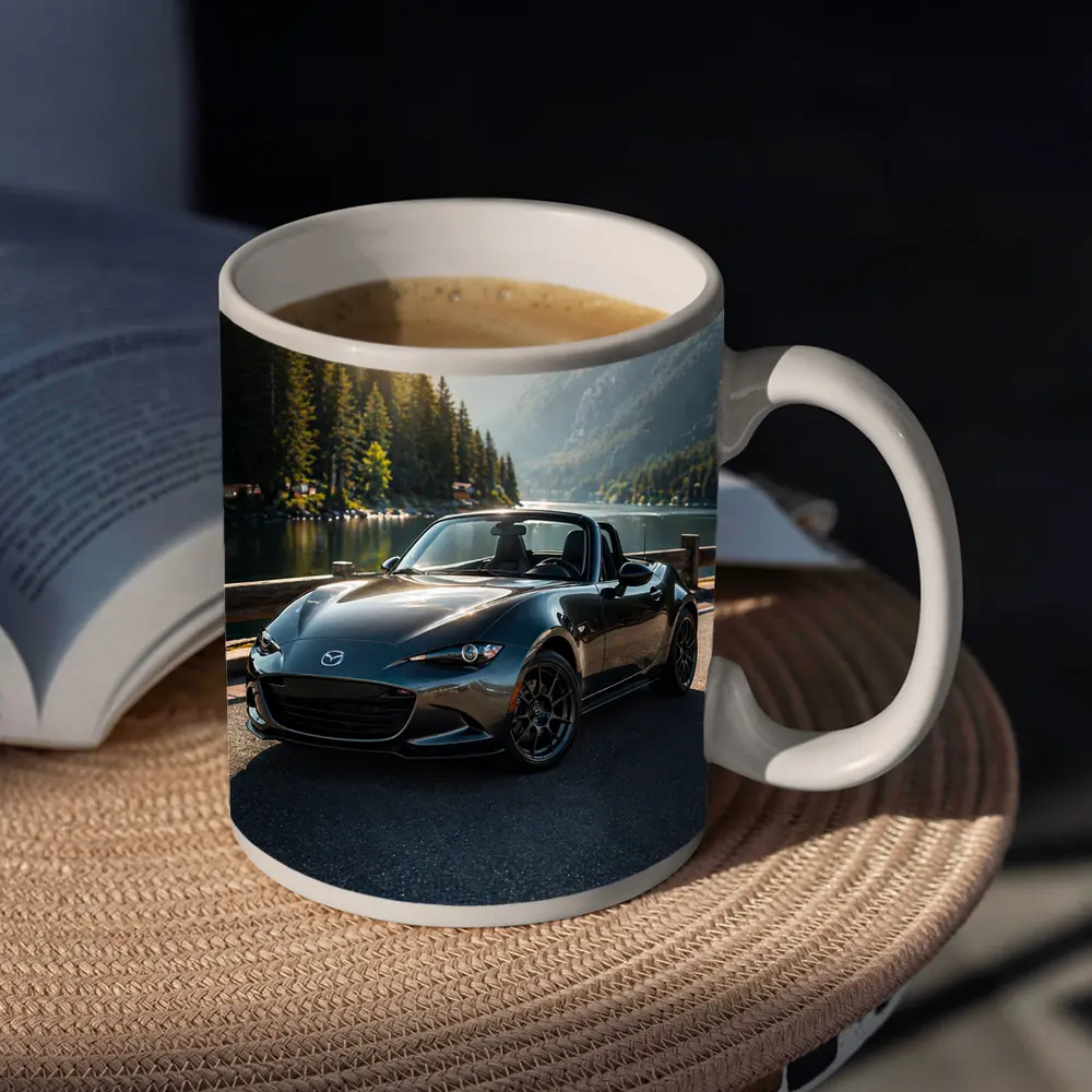 Mazda MX5 Miata Mountain Lake Scenic Drive – Mugs