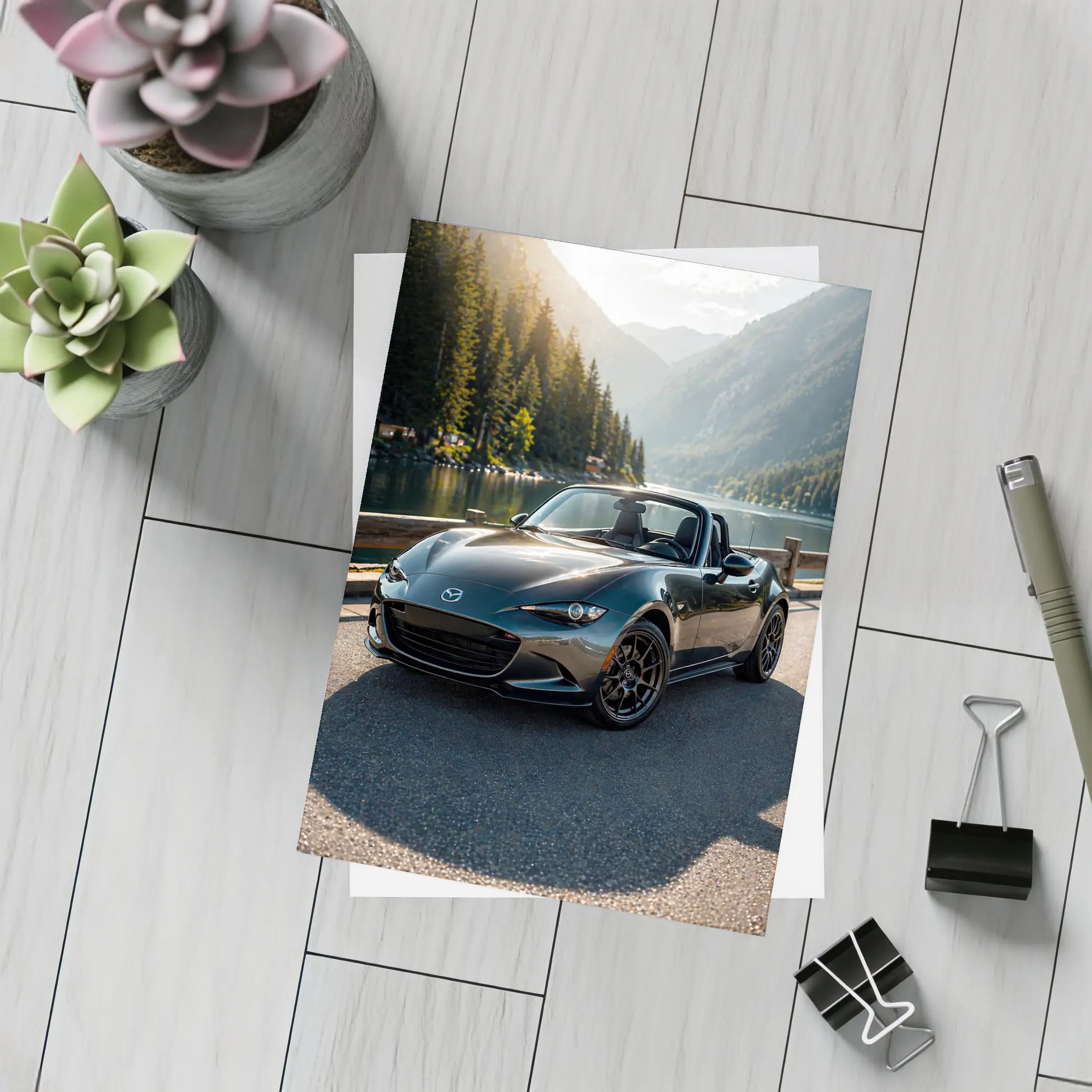 Mazda MX5 Miata Mountain Lake Scenic Drive – Postcards