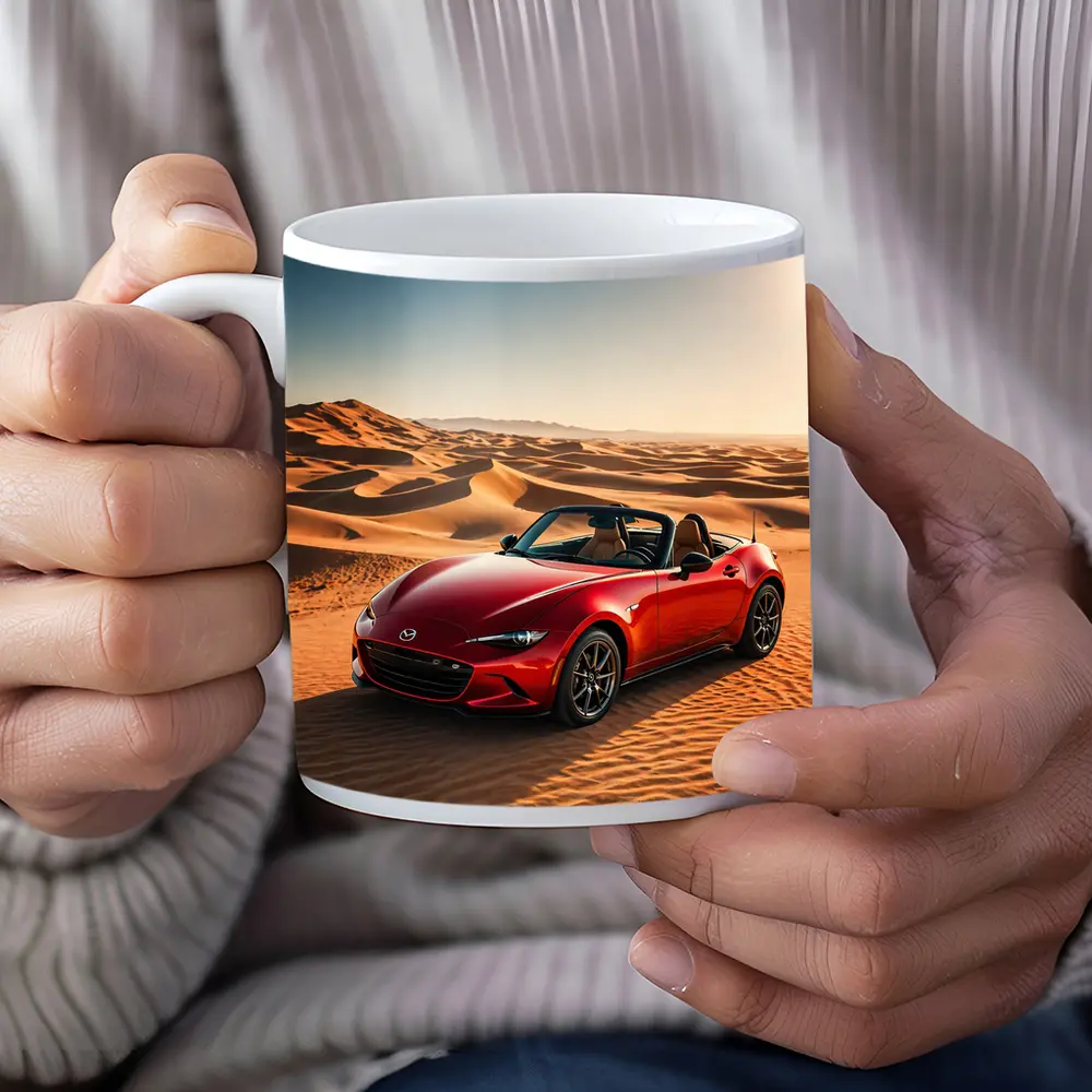 Mazda MX-5 Miata Red Desert Dunes – Mugs