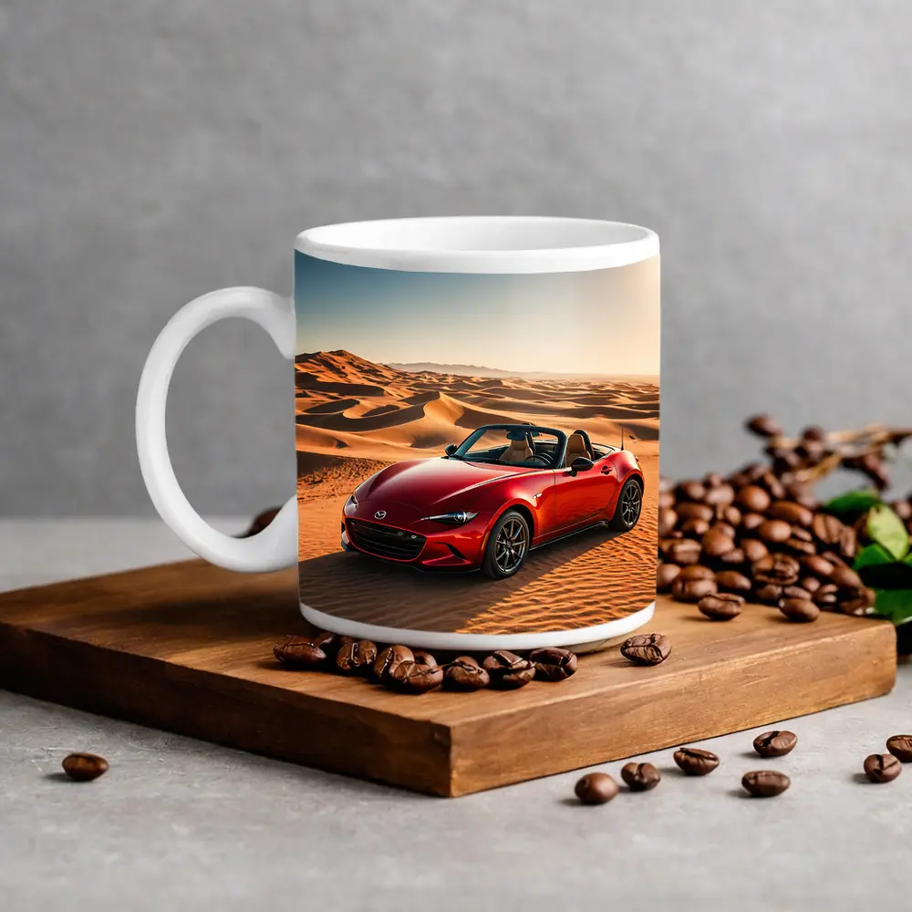 Mazda MX-5 Miata Red Desert Dunes – Mugs