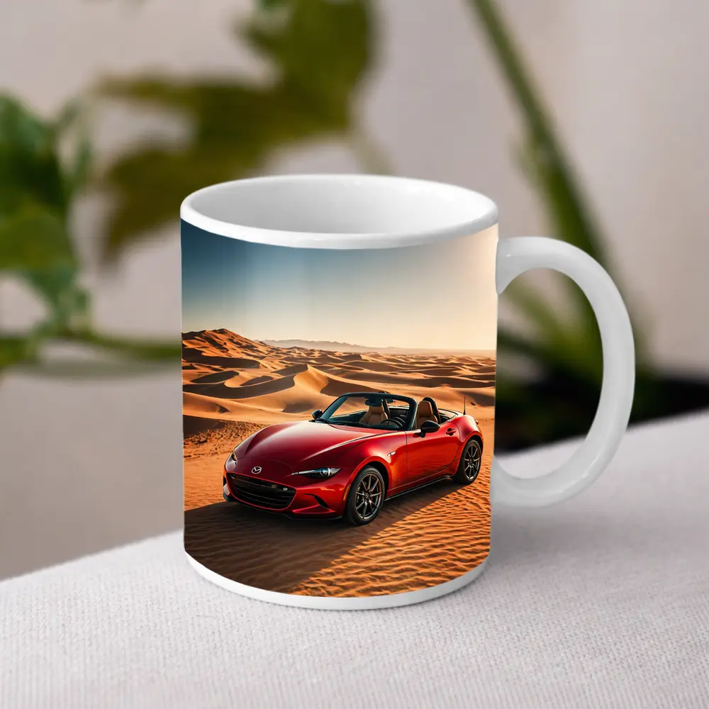 Mazda MX-5 Miata Red Desert Dunes – Mugs