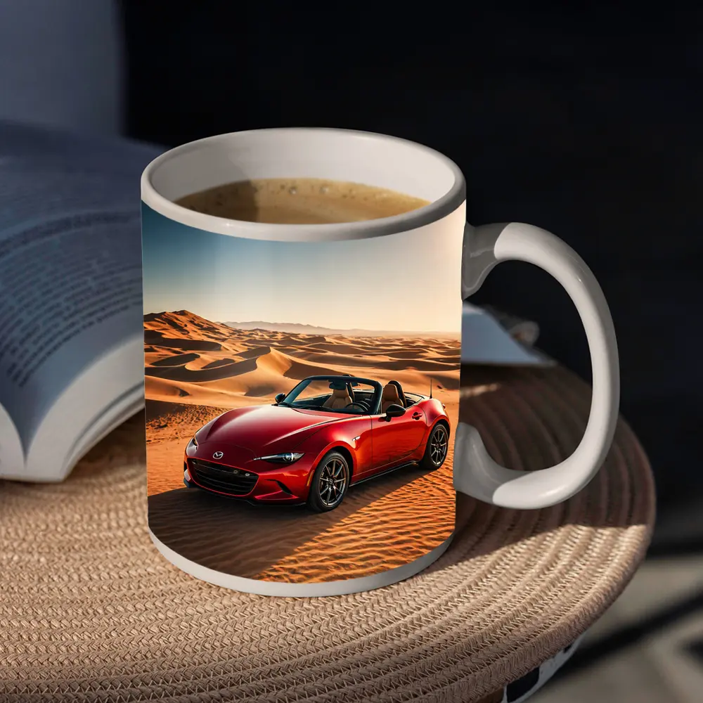 Mazda MX-5 Miata Red Desert Dunes – Mugs