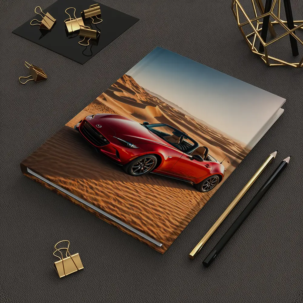 Mazda MX-5 Miata Red Desert Dunes – Notebooks