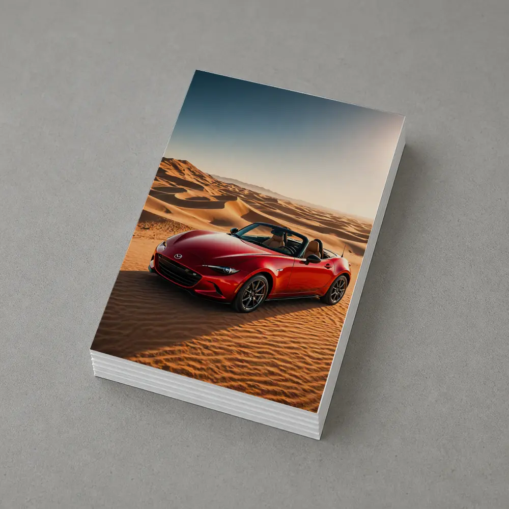 Mazda MX-5 Miata Red Desert Dunes – Postcards