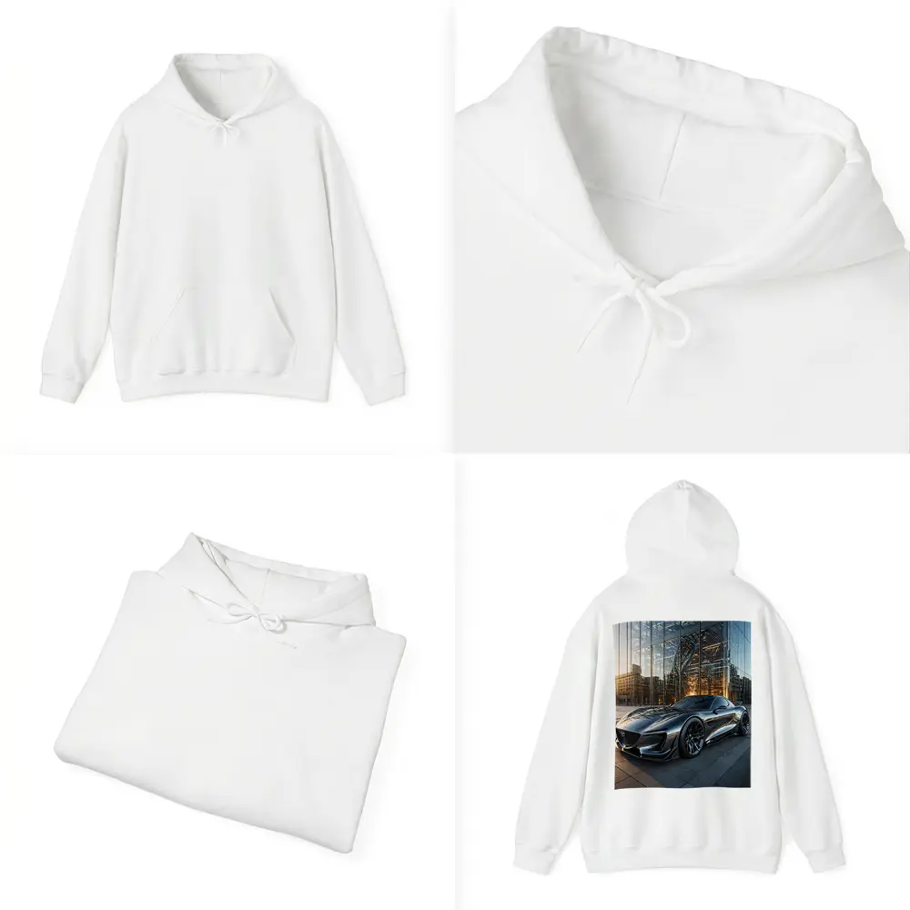 Mazda RX8 Future Design Glass Building – Hoodies