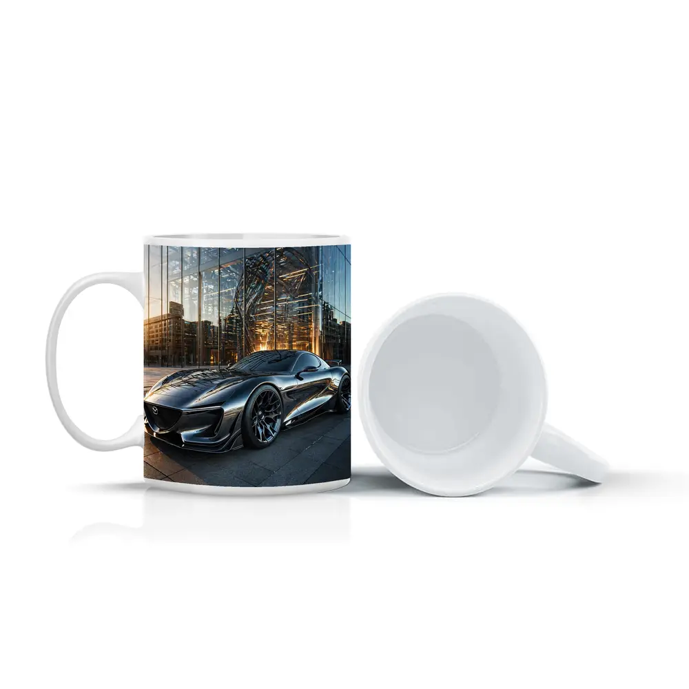 Mazda RX8 Future Design Glass Building – Mugs