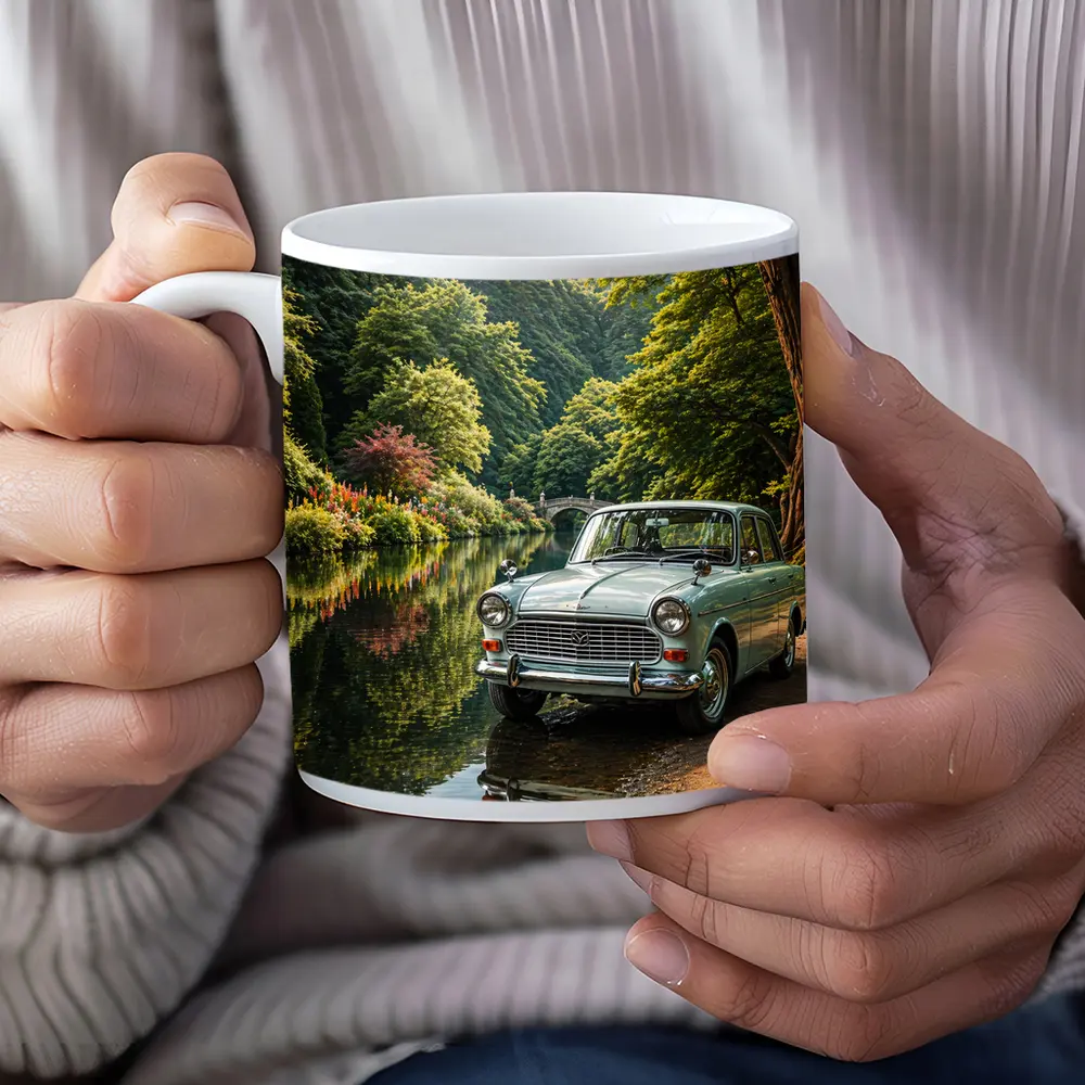 Mazda Classic Car By Scenic River – Mugs