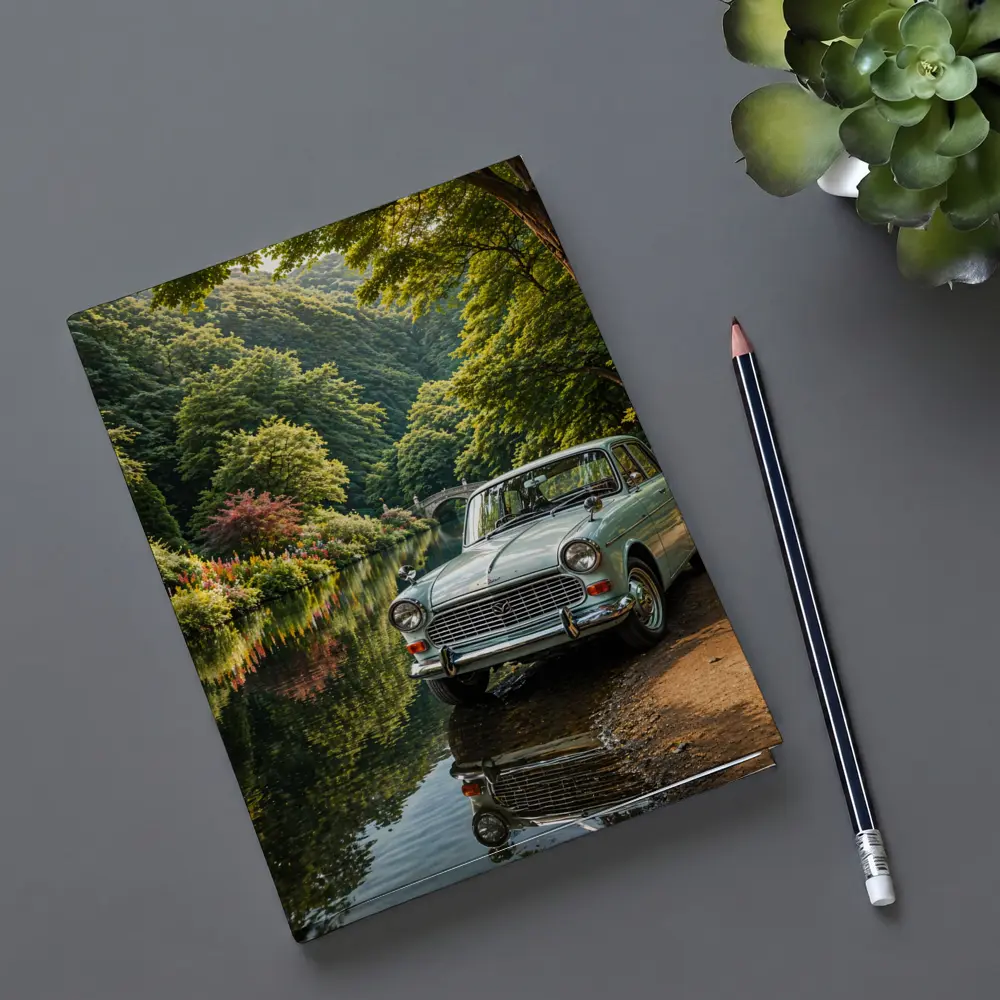 Mazda Classic Car By Scenic River – Notebooks