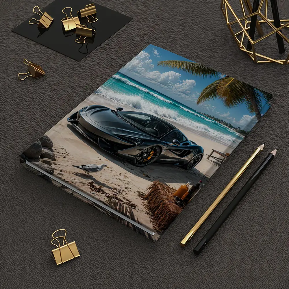 McLaren 570S Parked On Tropical Beach – Notebooks
