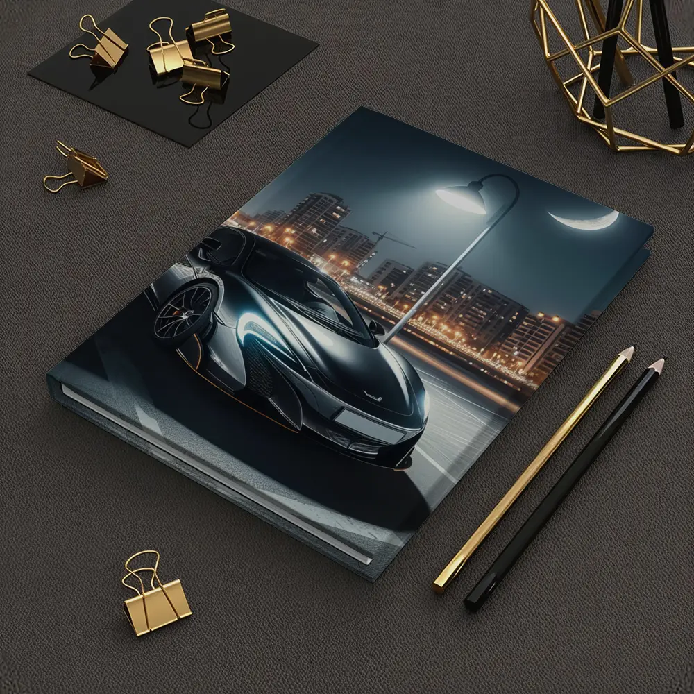 McLaren 600LT Parked City Night Street – Notebooks
