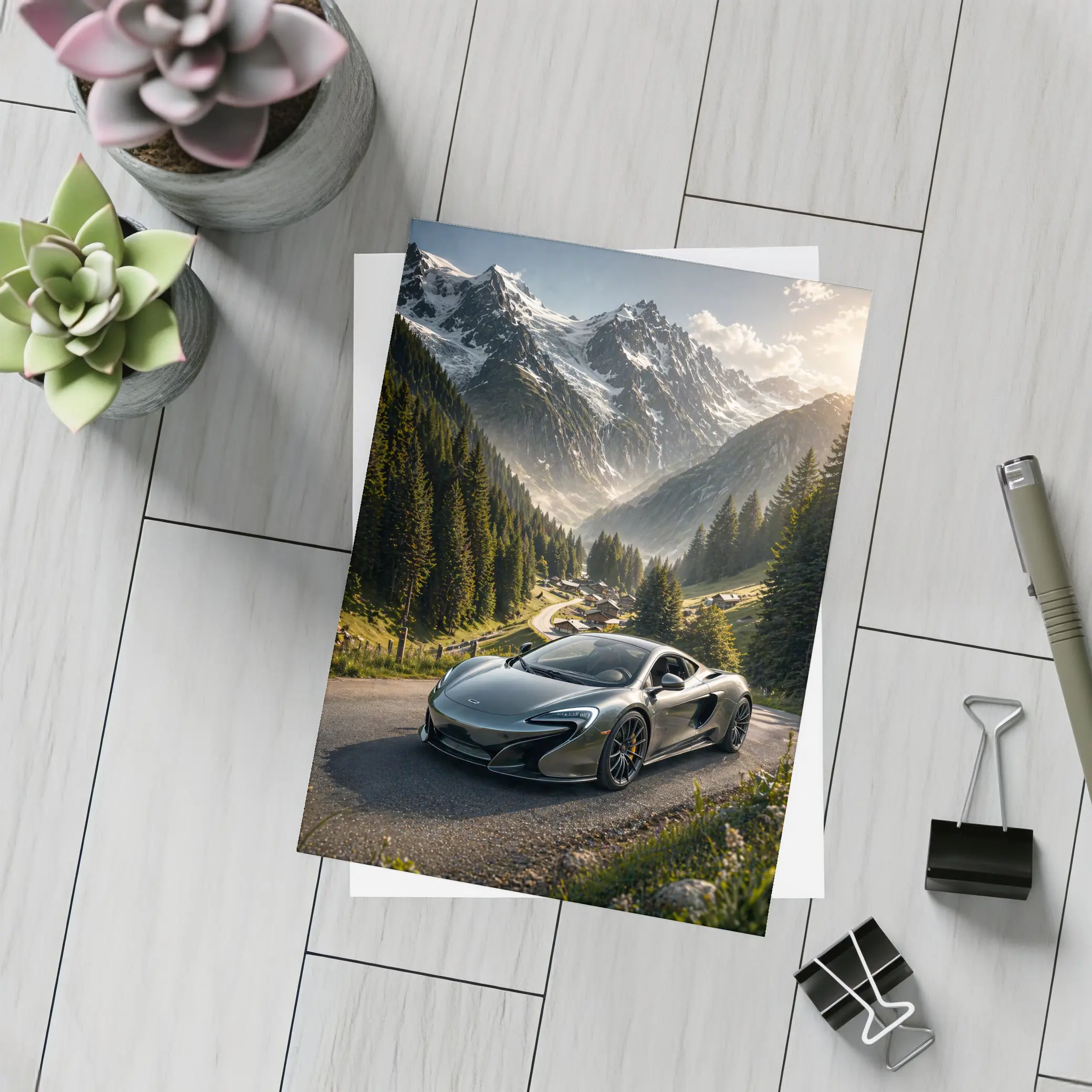 McLaren 650S Alpine Mountain Road Drive – Postcards