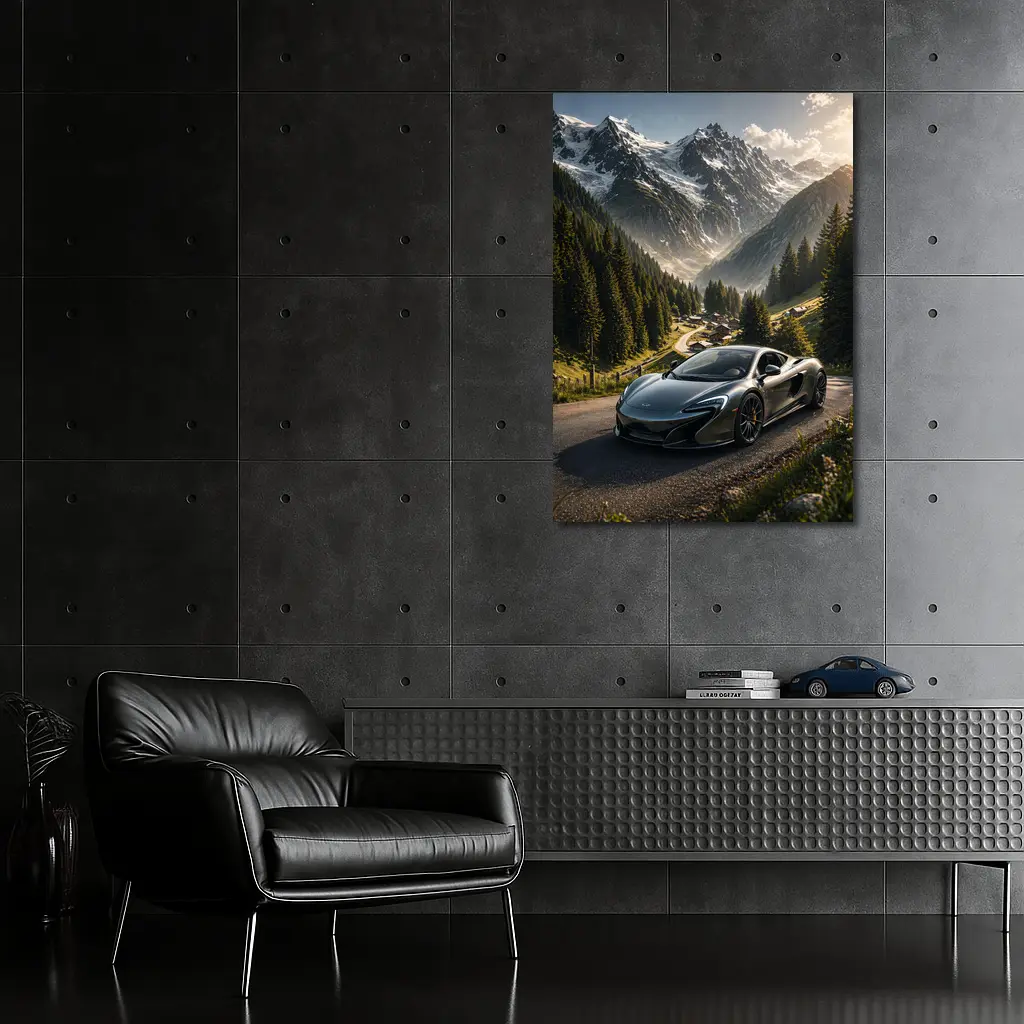 McLaren 650S Alpine Mountain Road Drive – Wall Art