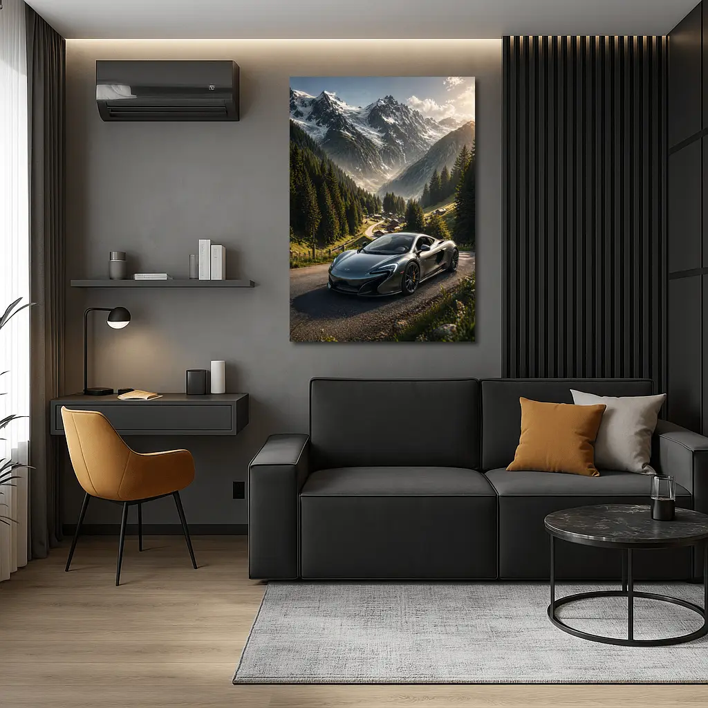 McLaren 650S Alpine Mountain Road Drive – Wall Art