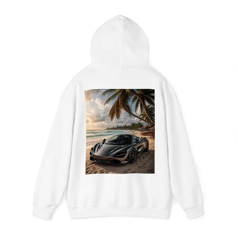 McLaren 720S Parked On Tropical Beach – Hoodies