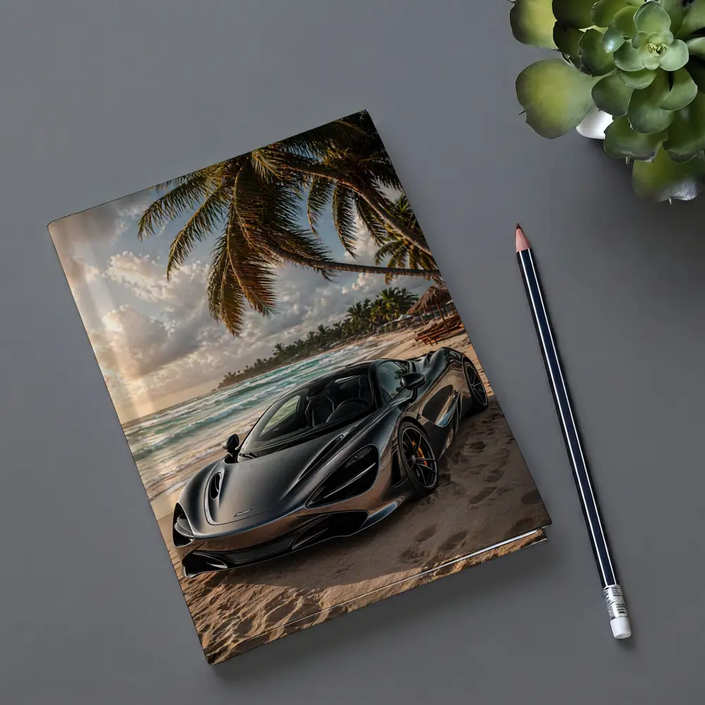 McLaren 720S Parked On Tropical Beach – Notebooks