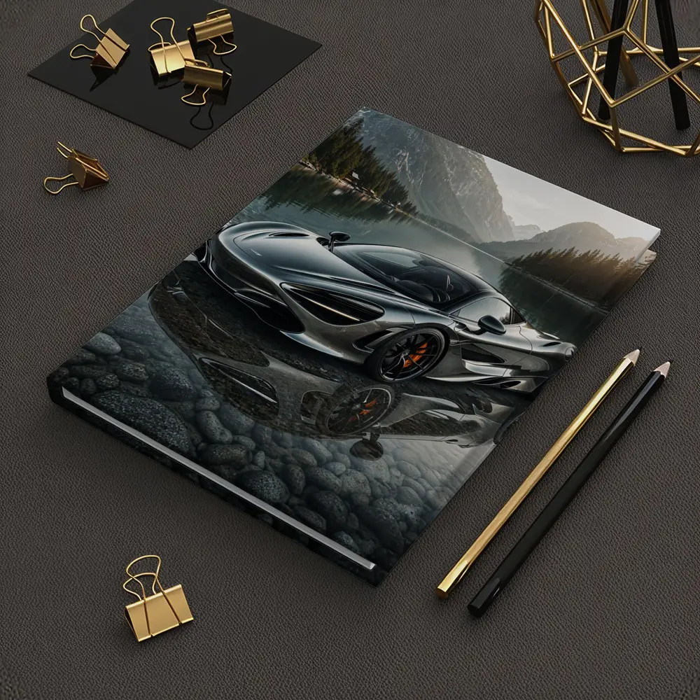 McLaren 720S Mountain Lake Reflection – Notebooks
