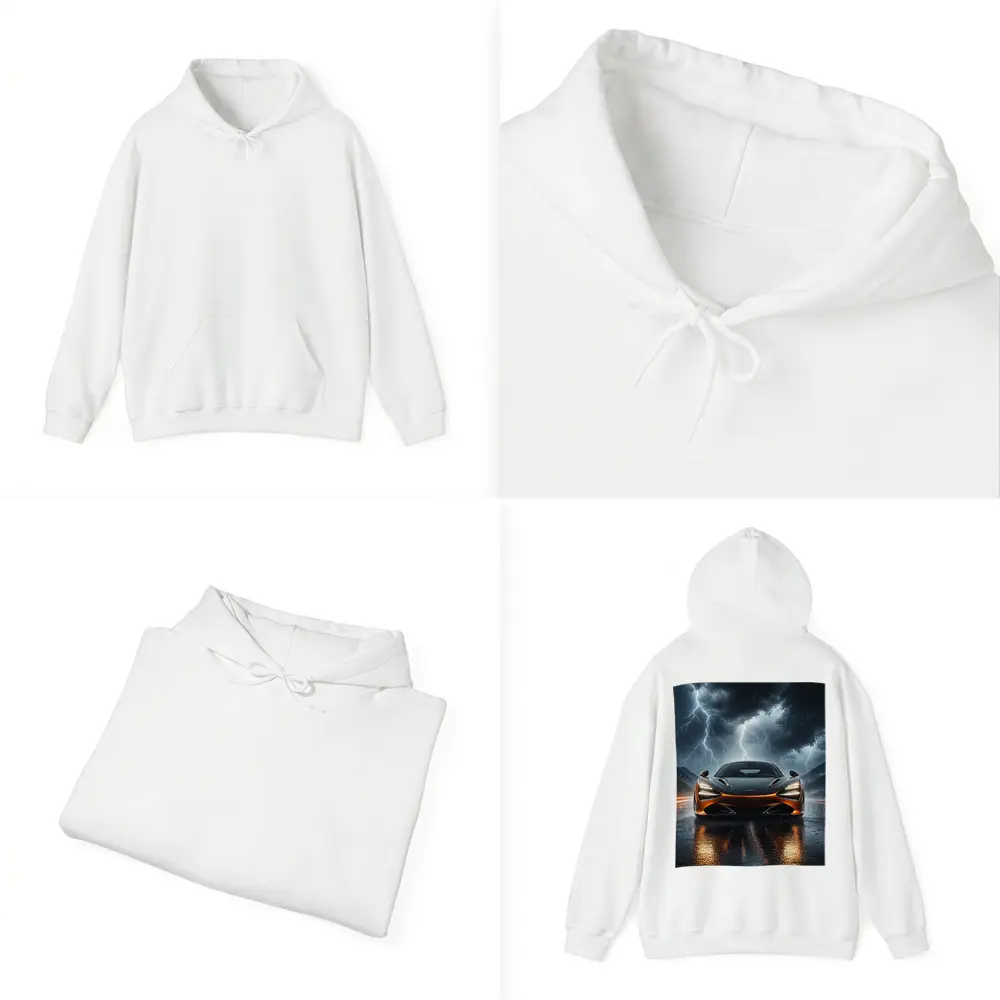 McLaren 720S Front View Stormy Night – Hoodies