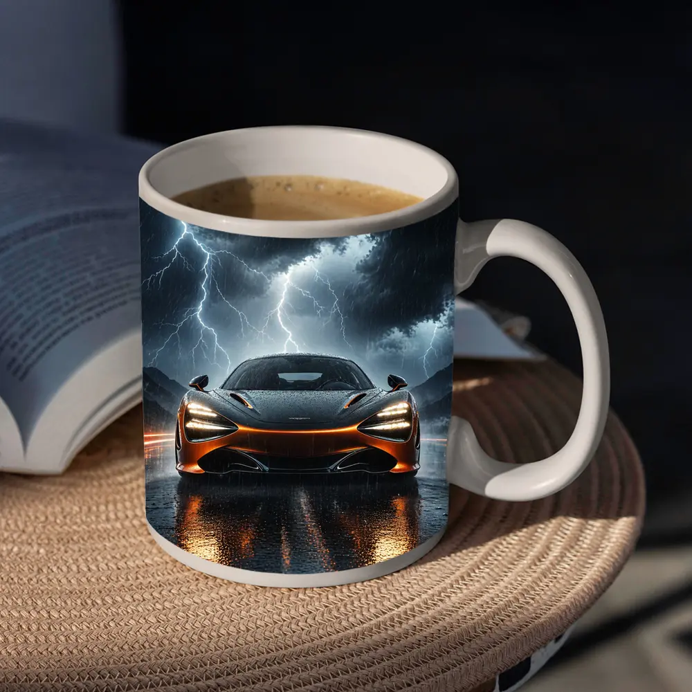 McLaren 720S Front View Stormy Night – Mugs