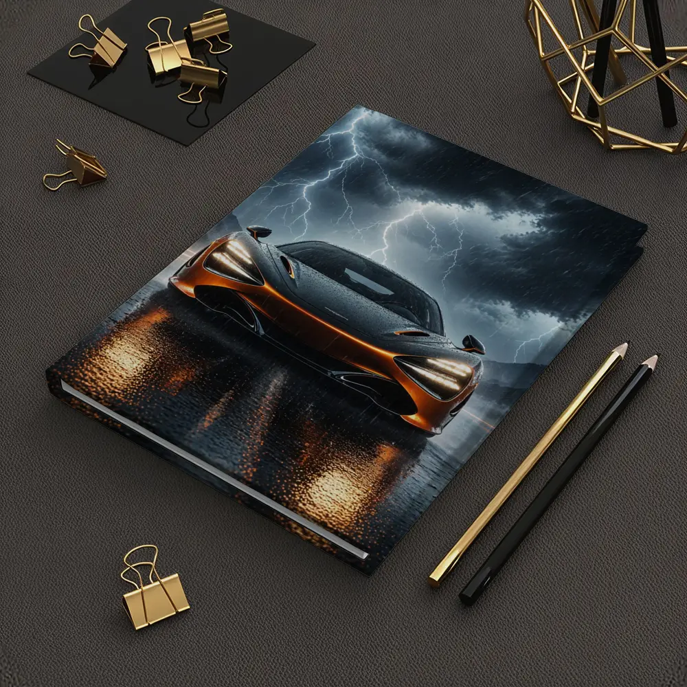 McLaren 720S Front View Stormy Night – Notebooks