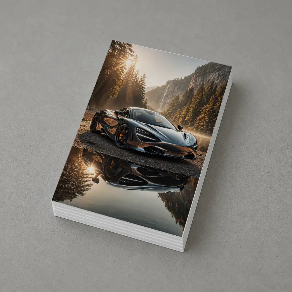 McLaren 720S By Misty Mountain River – Postcards