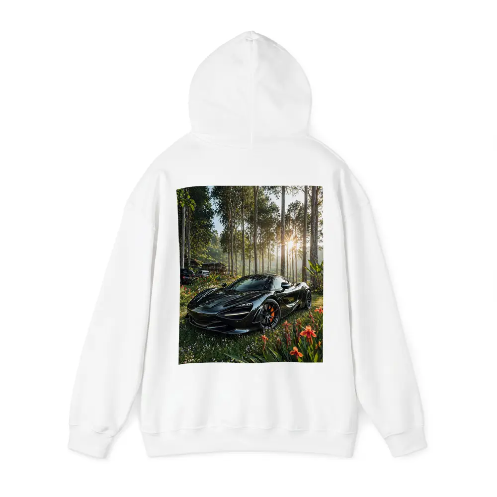 McLaren 720S Black Supercar Forest Sunlight – Hoodies