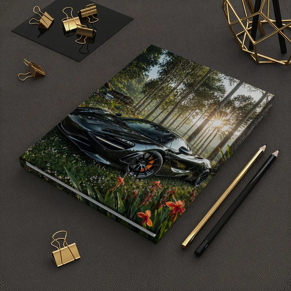 McLaren 720S Black Supercar Forest Sunlight – Notebooks