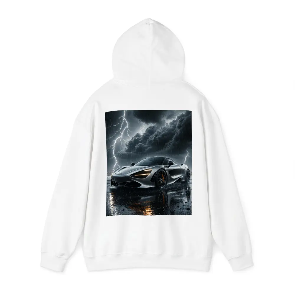 McLaren 720S In Stormy Lightning Night – Hoodies