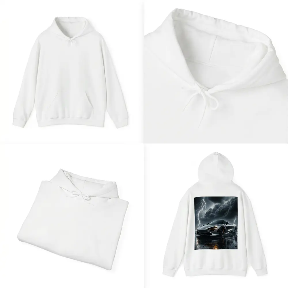 McLaren 720S In Stormy Lightning Night – Hoodies