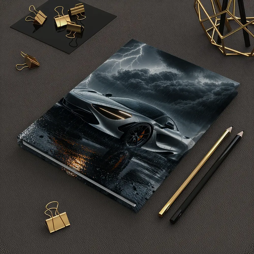 McLaren 720S In Stormy Lightning Night – Notebooks