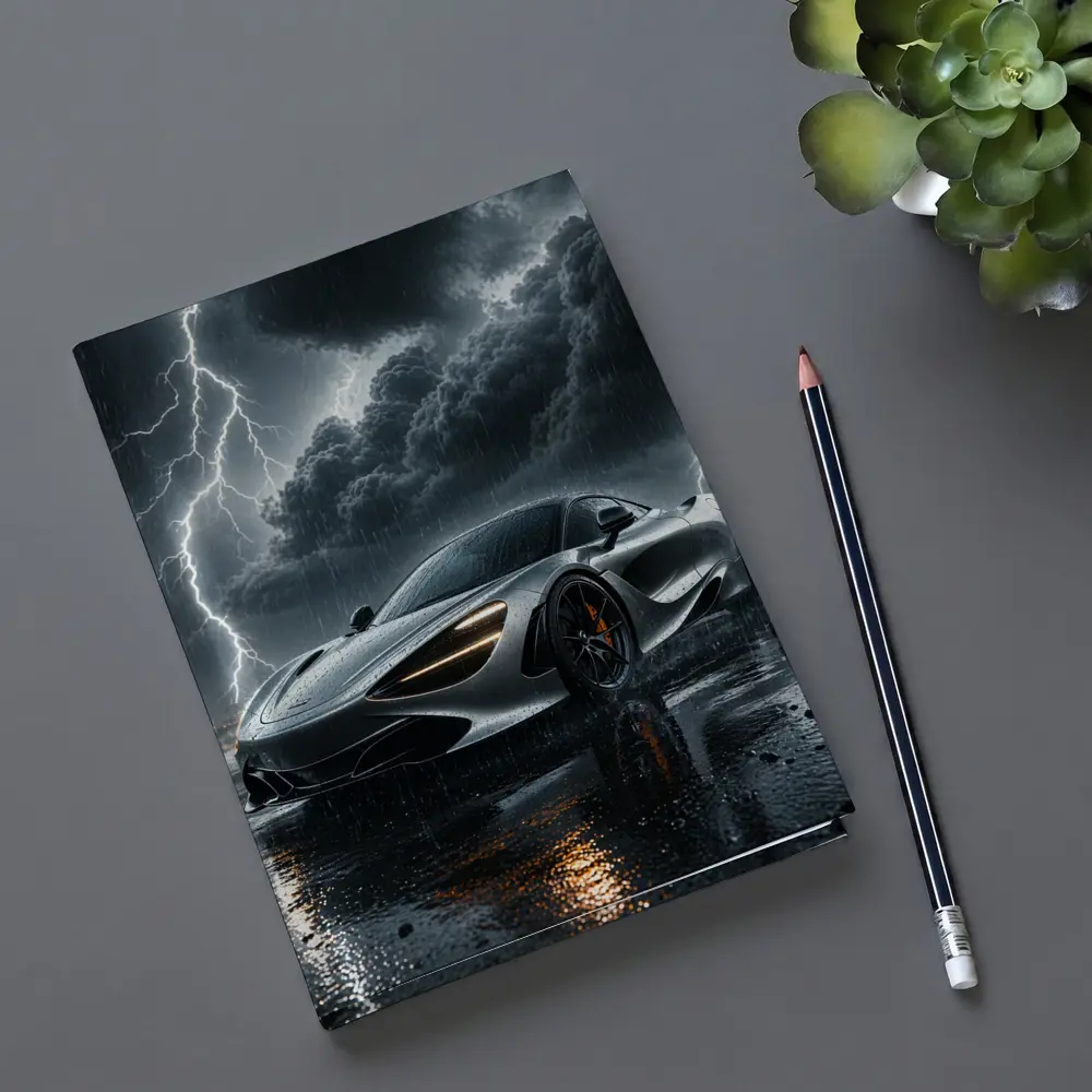 McLaren 720S In Stormy Lightning Night – Notebooks