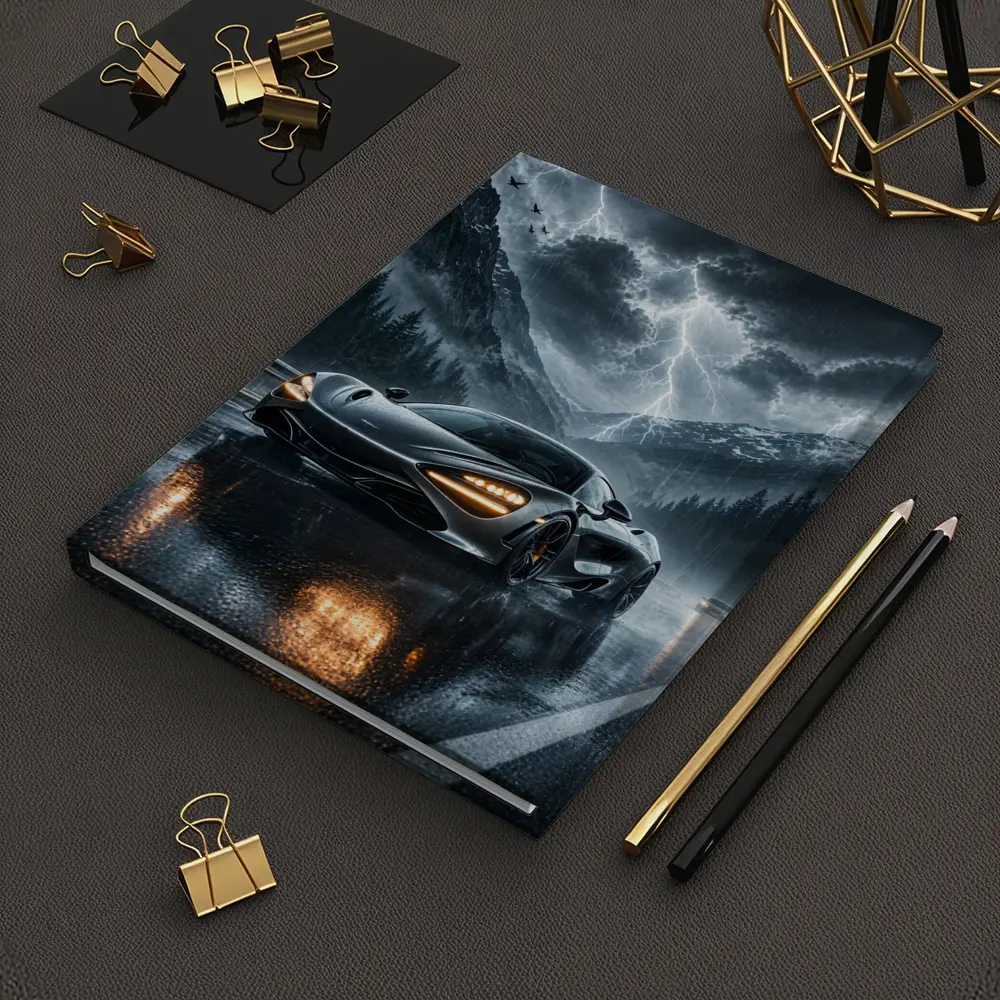 McLaren 720S Stormy Mountain Road Night – Notebooks