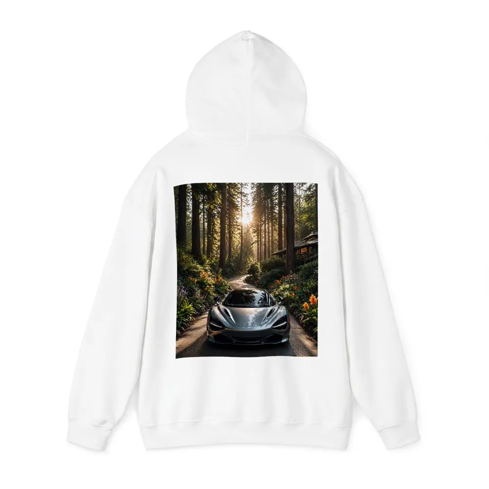 McLaren 720S Silver Forest Road Sunlight – Hoodies