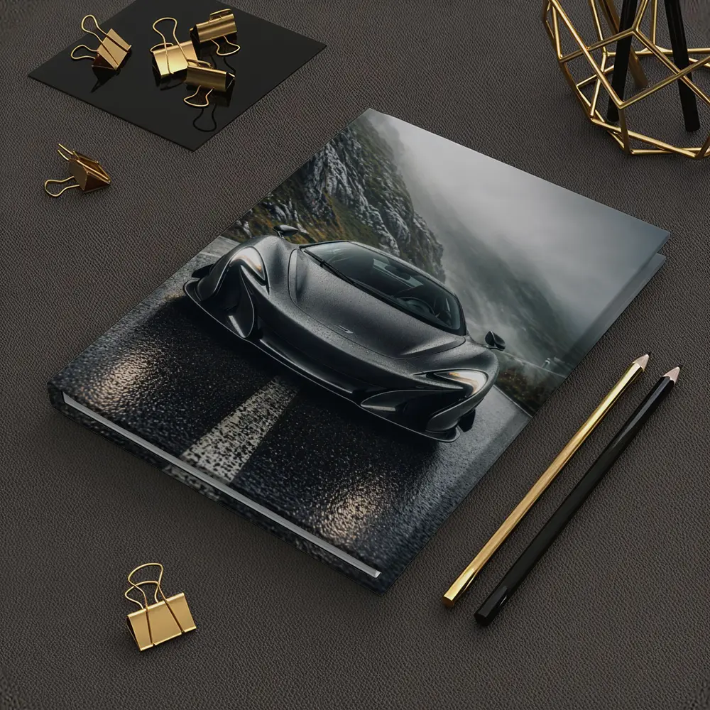 McLaren 720S Gray Wet Mountain Road – Notebooks