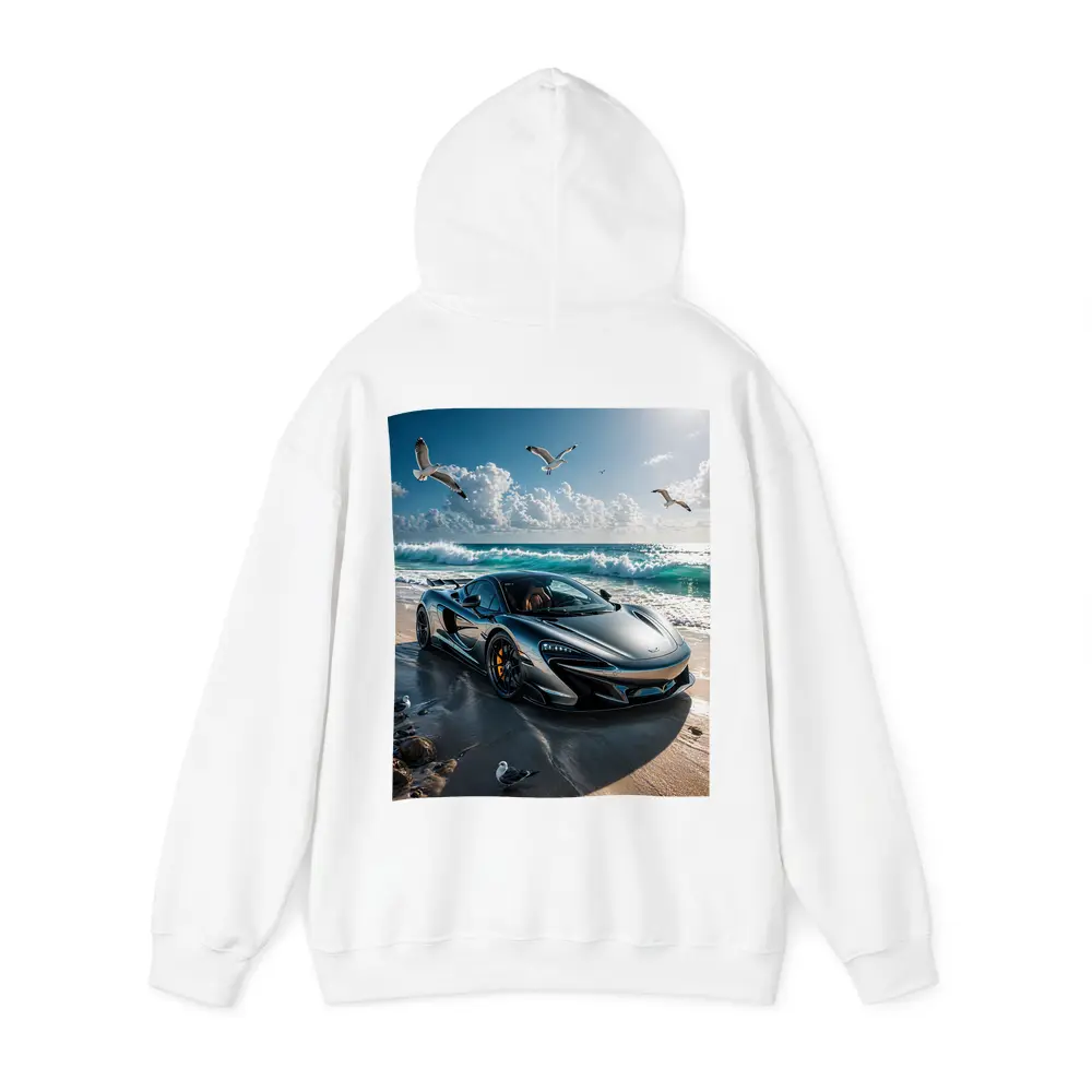 McLaren 765LT Supercar On Sunny Beach – Hoodies