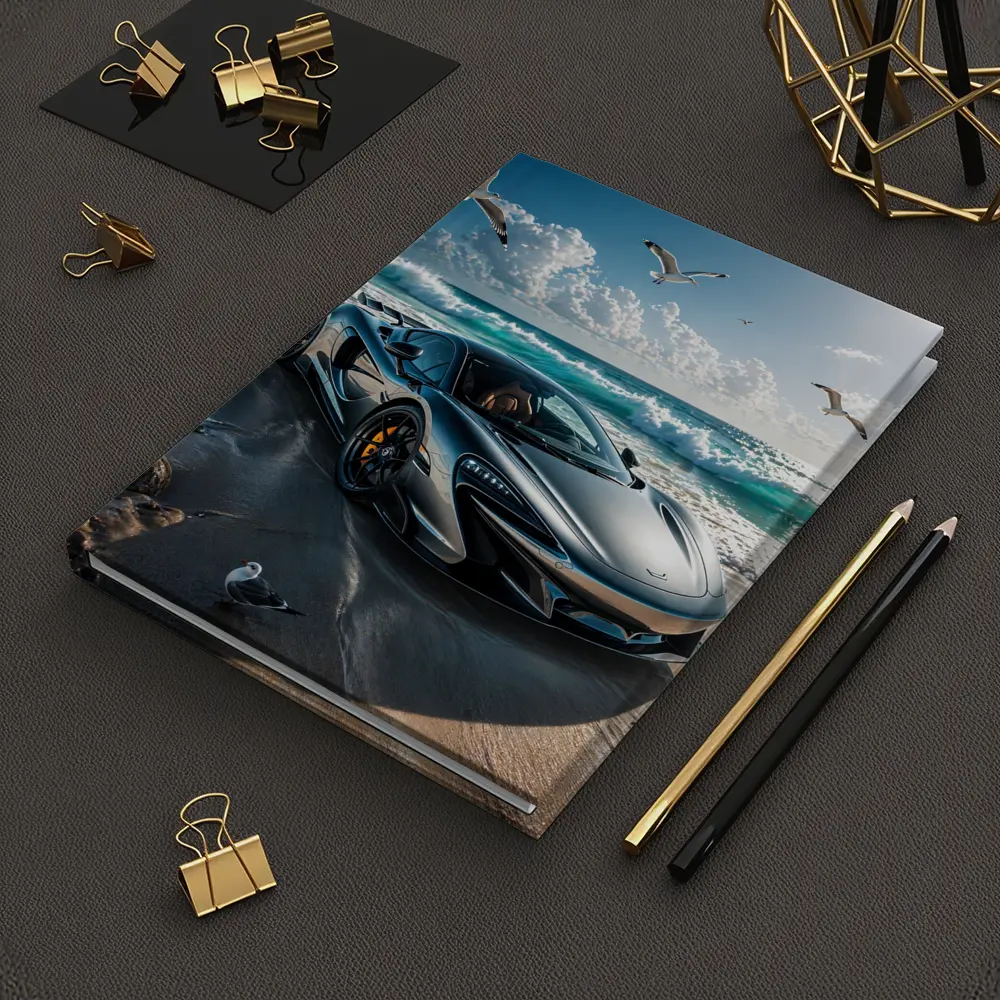 McLaren 765LT Supercar On Sunny Beach – Notebooks