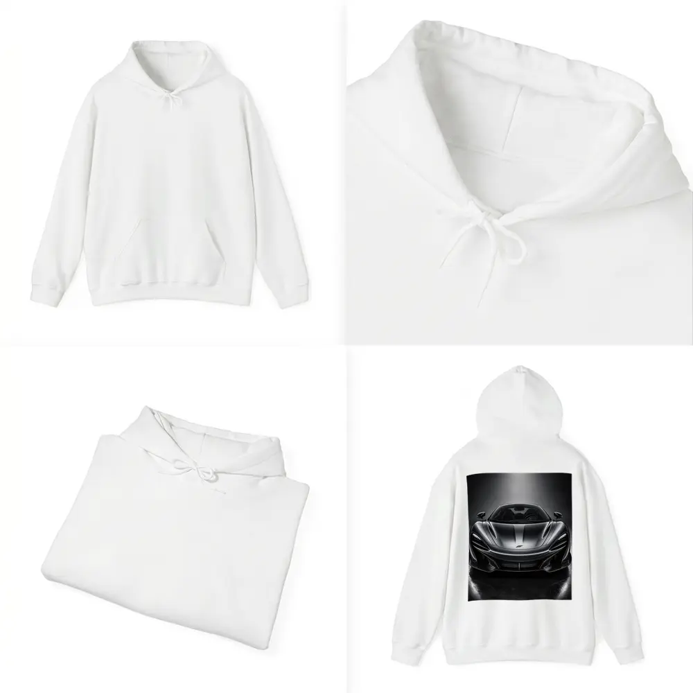 McLaren P1 Black Studio Front View – Hoodies