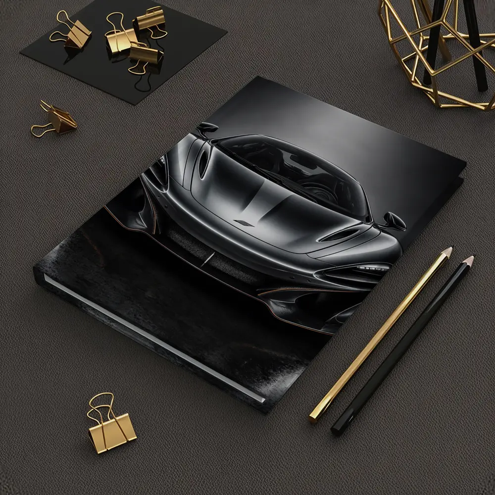McLaren P1 Black Studio Front View – Notebooks