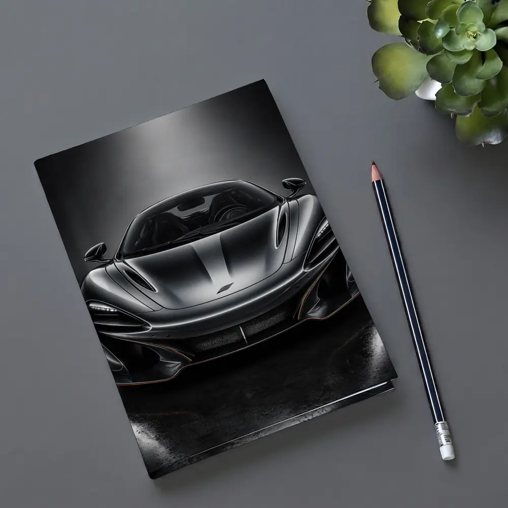 McLaren P1 Black Studio Front View – Notebooks
