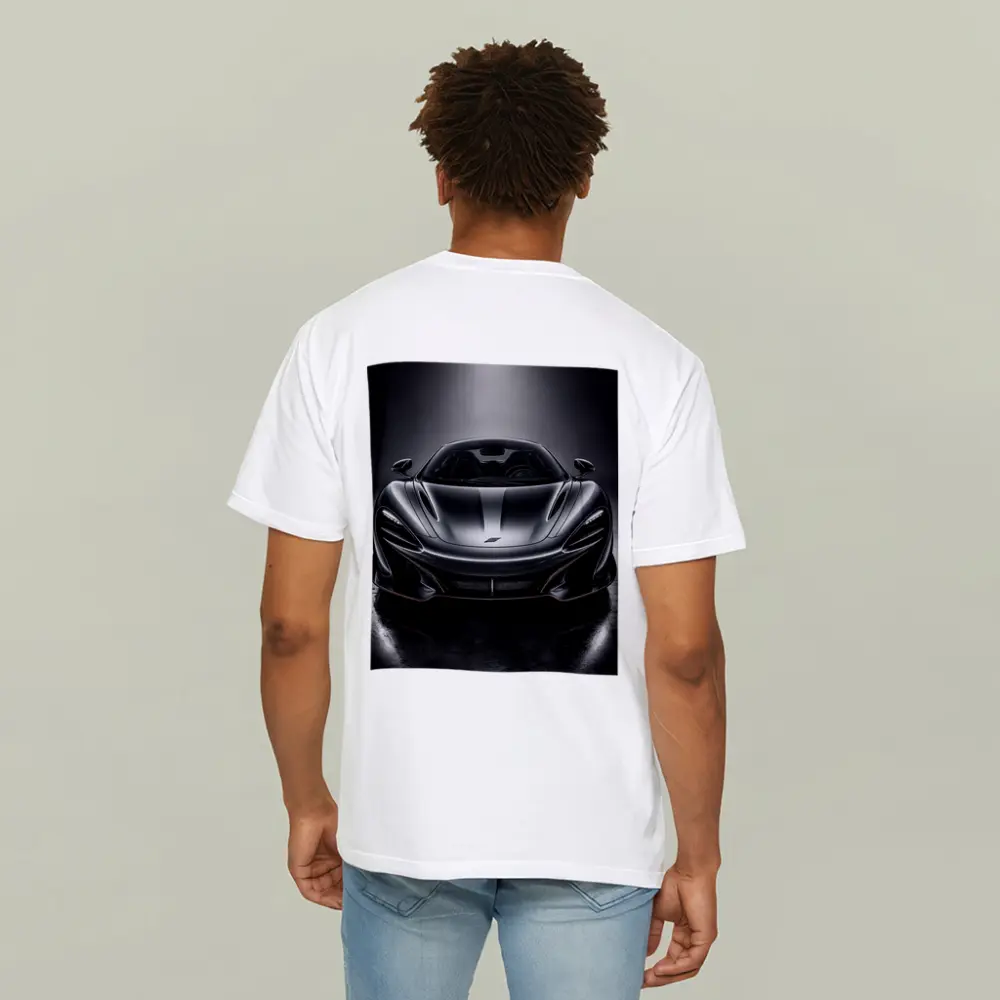 McLaren P1 Black Studio Front View – T-Shirts