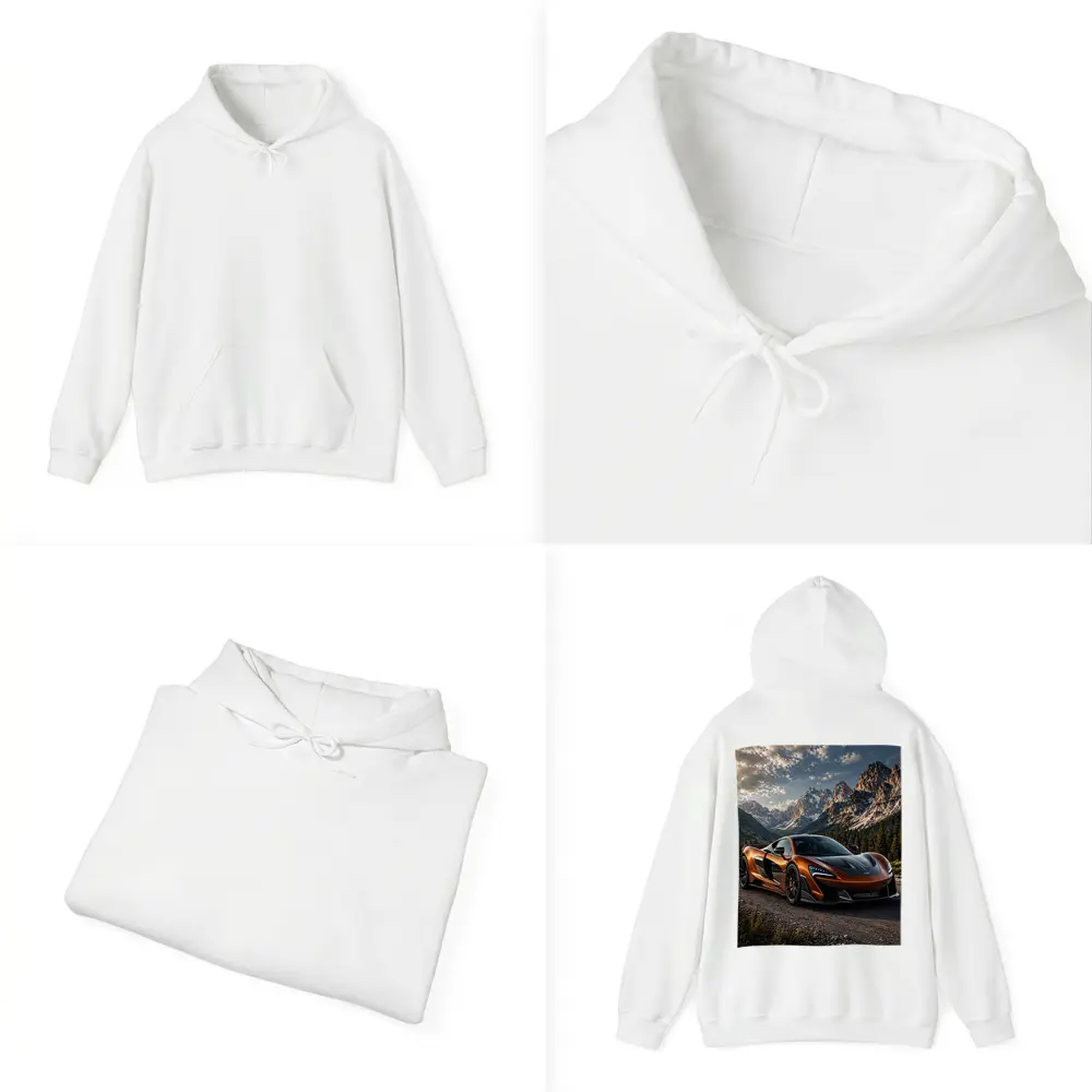 McLaren 570S Orange Mountain Road Scene – Hoodies