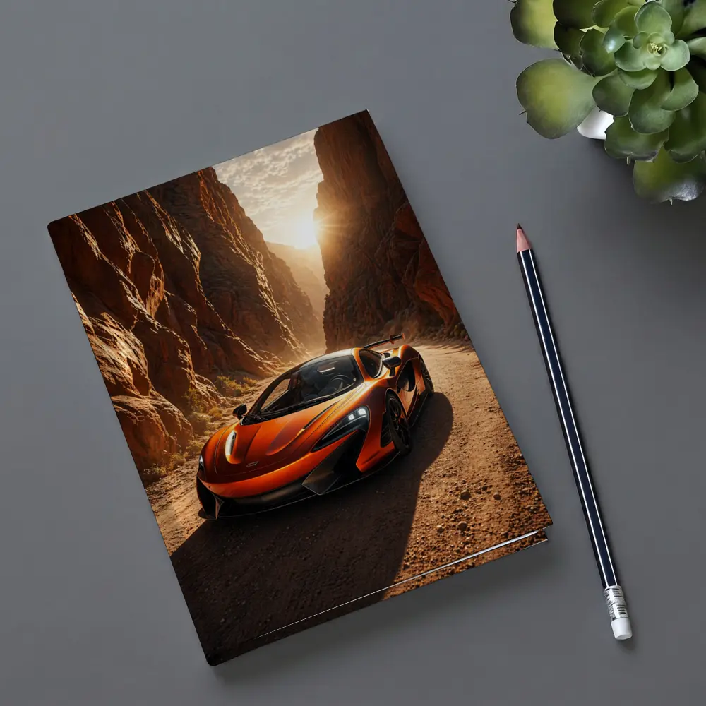 McLaren 600LT Orange Canyon Sunset Drive – Notebooks