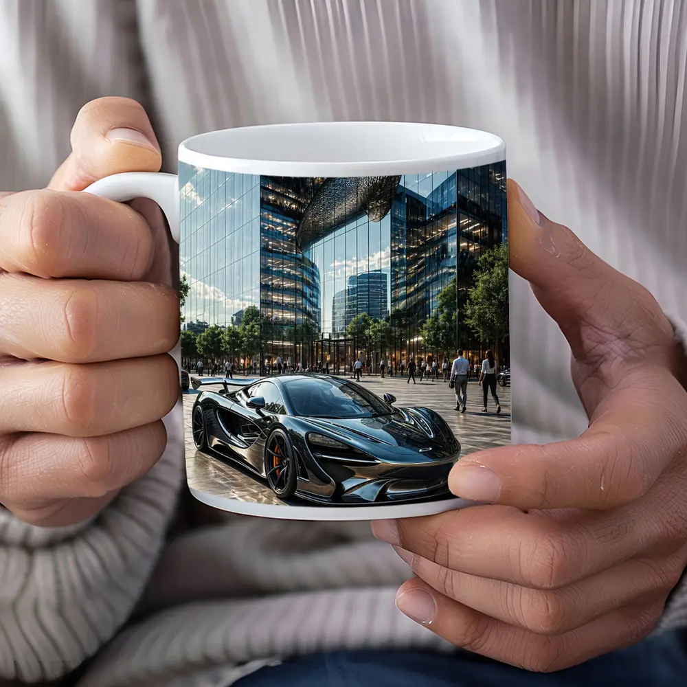 McLaren 720S Black Supercar City Plaza – Mugs