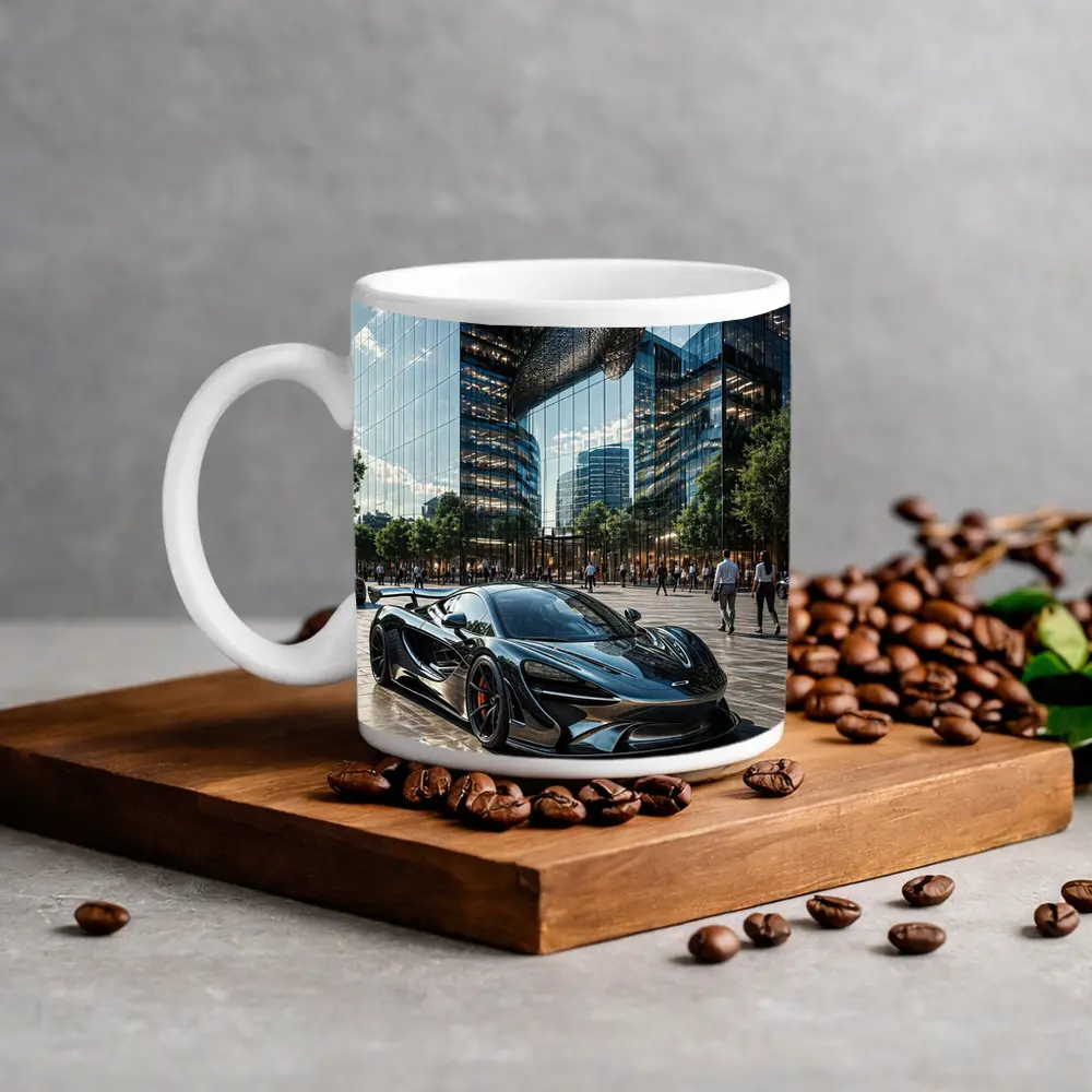 McLaren 720S Black Supercar City Plaza – Mugs