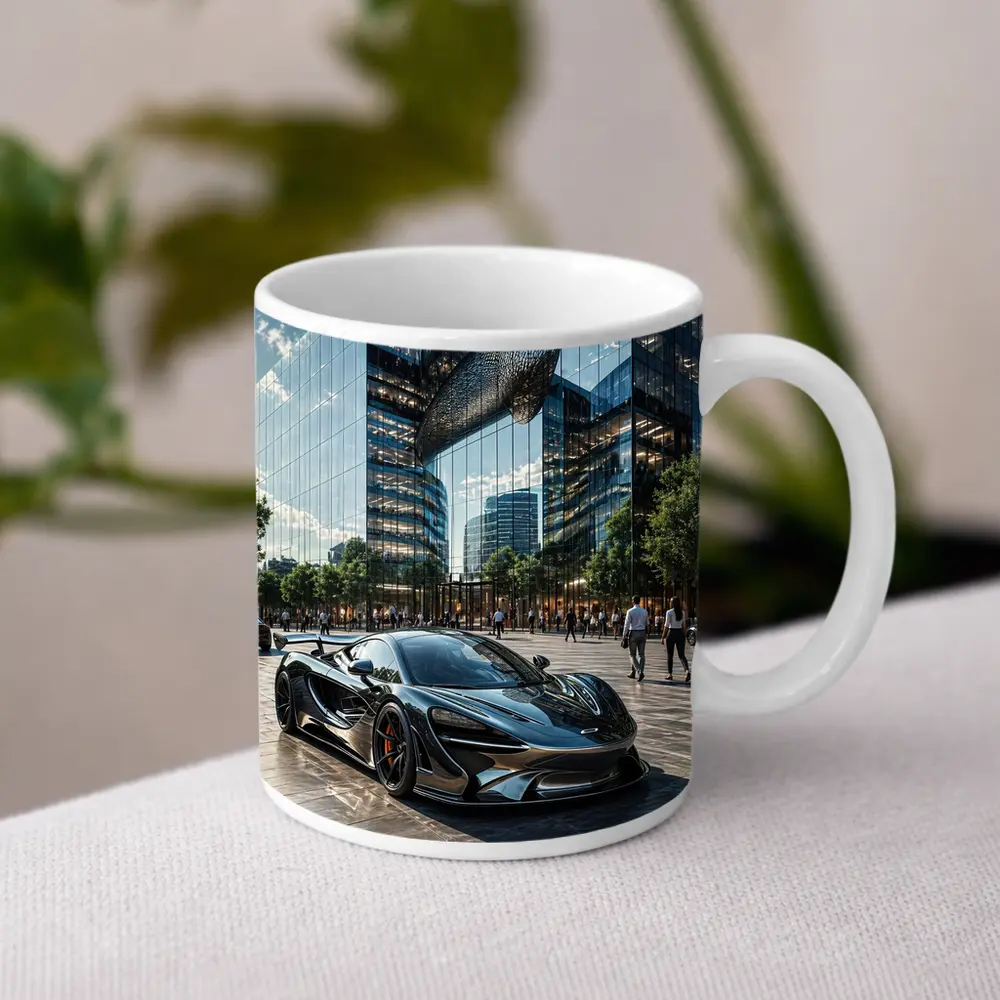 McLaren 720S Black Supercar City Plaza – Mugs