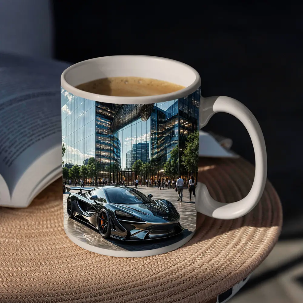 McLaren 720S Black Supercar City Plaza – Mugs
