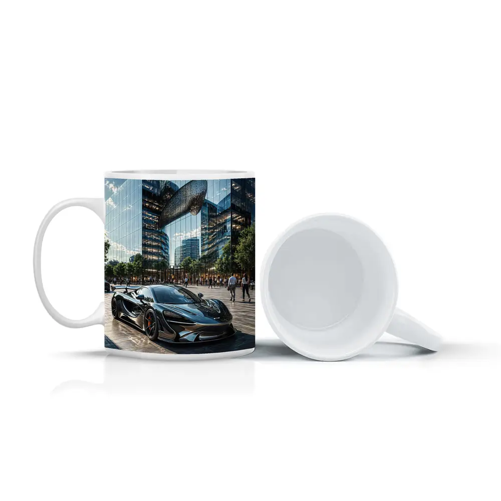 McLaren 720S Black Supercar City Plaza – Mugs