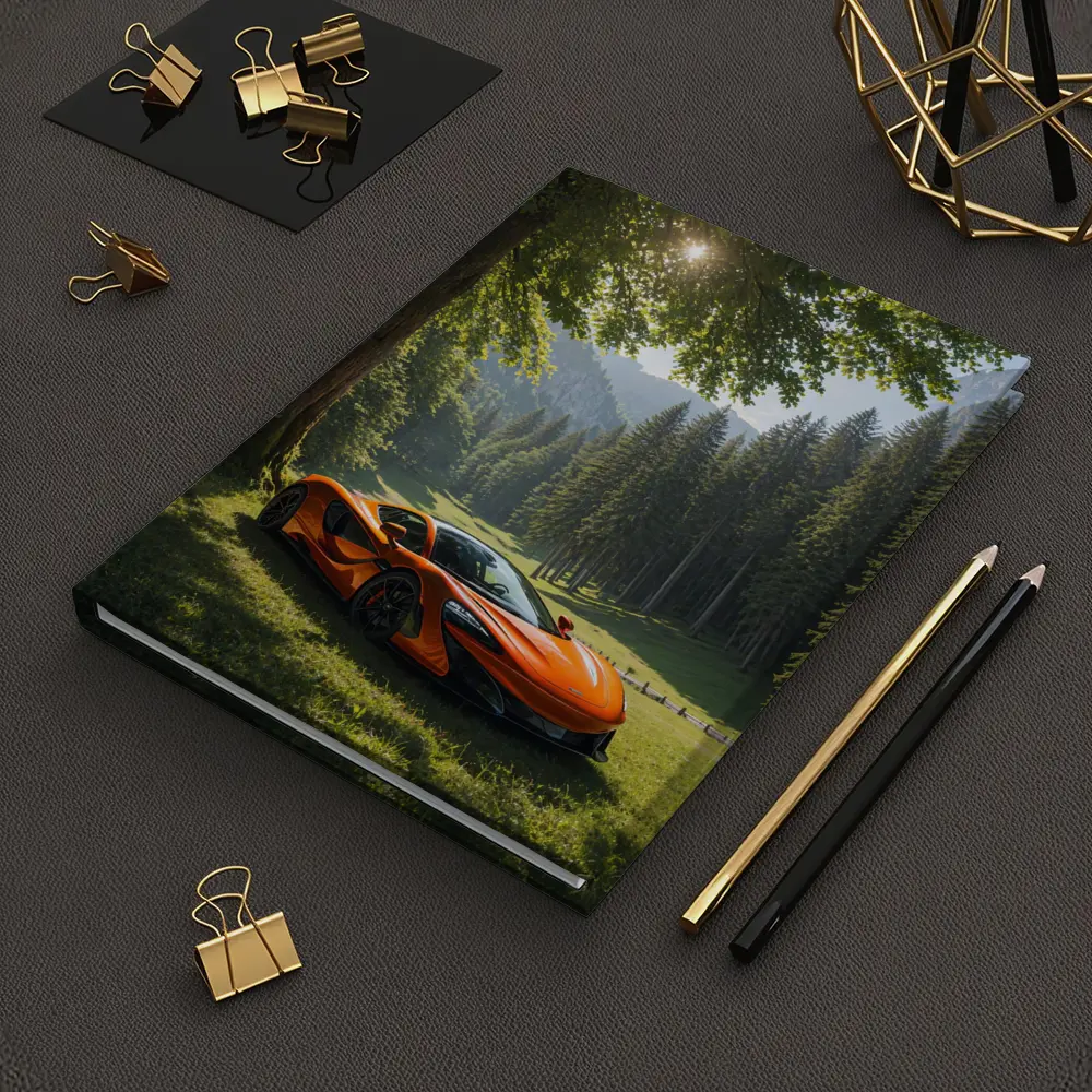 McLaren 570S Orange Supercar Forest Valley – Notebooks