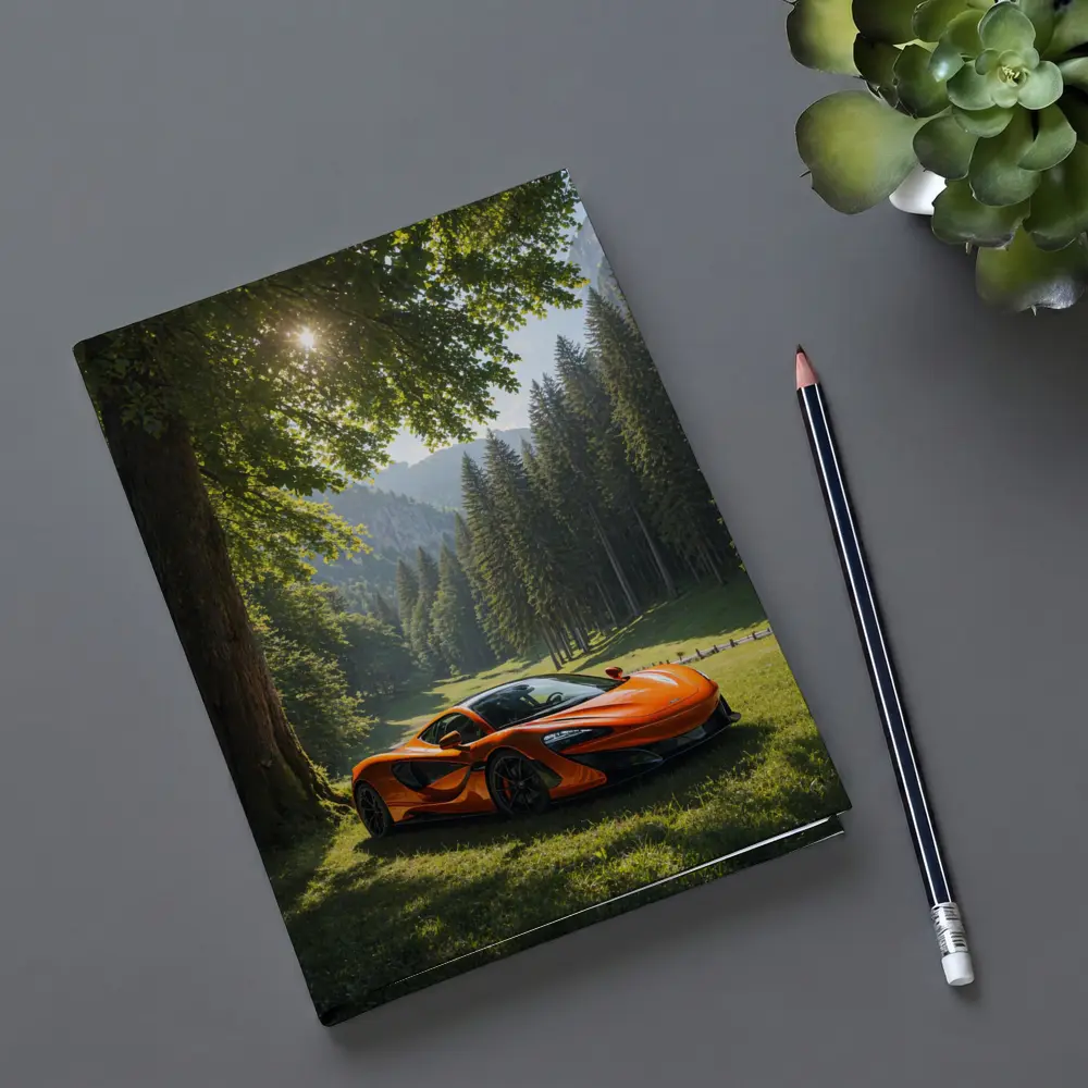 McLaren 570S Orange Supercar Forest Valley – Notebooks