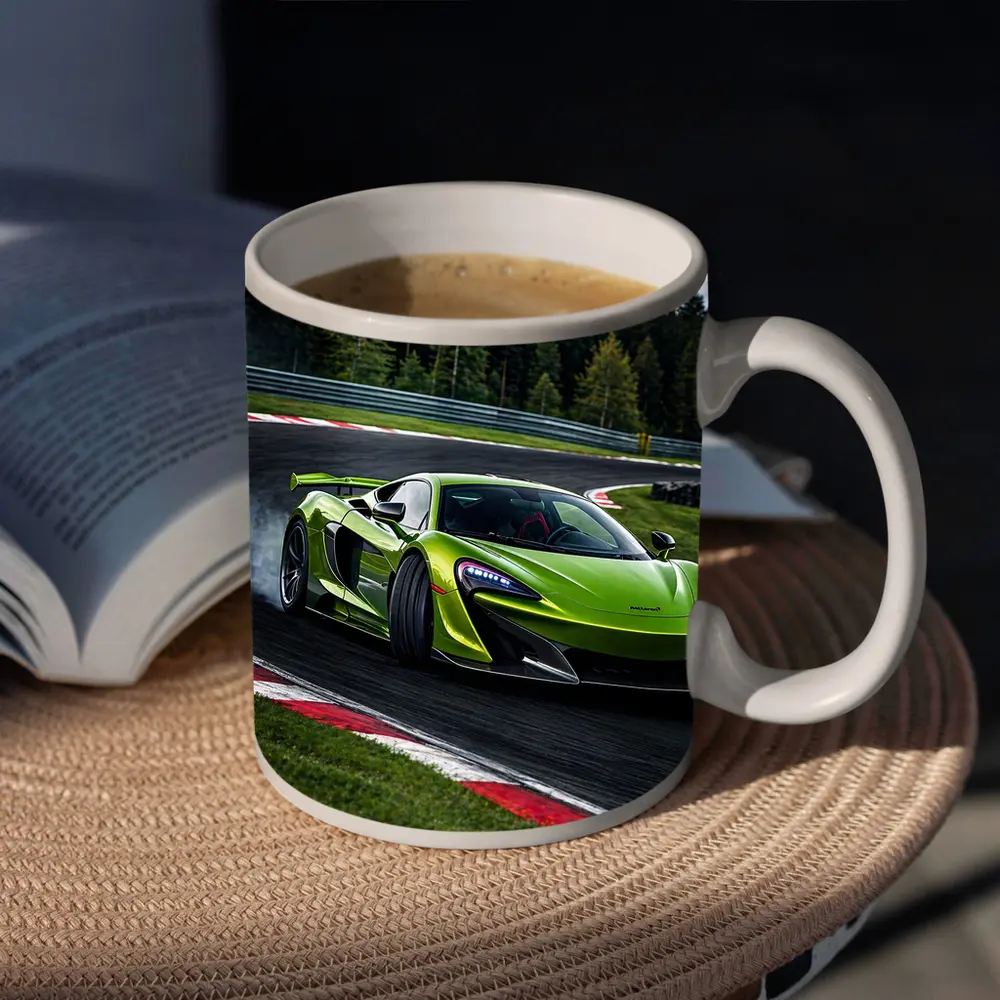 McLaren 600LT Green Drifting Race Track – Mugs